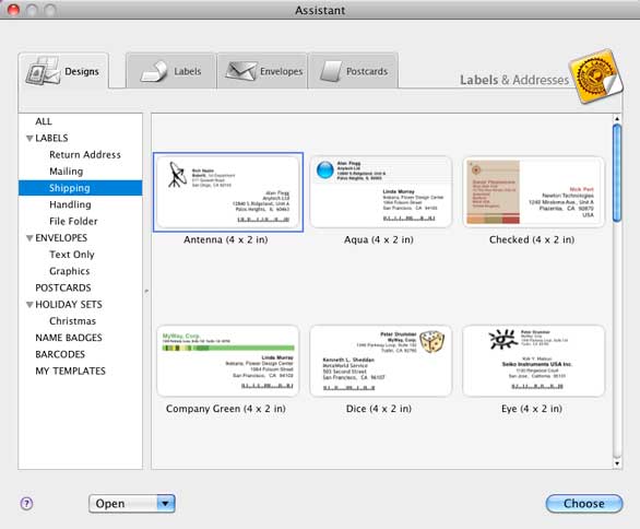 Envelpoe Printer App Mac
